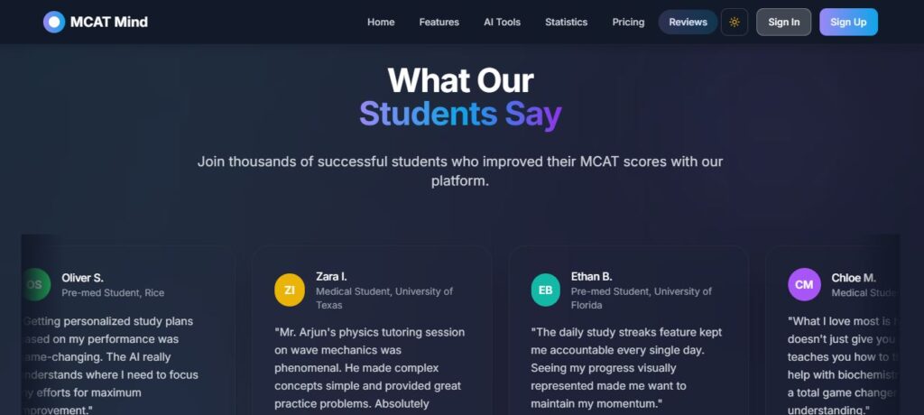 10-Master MCAT test Prep with MCATMIND.COM Mathematic tools