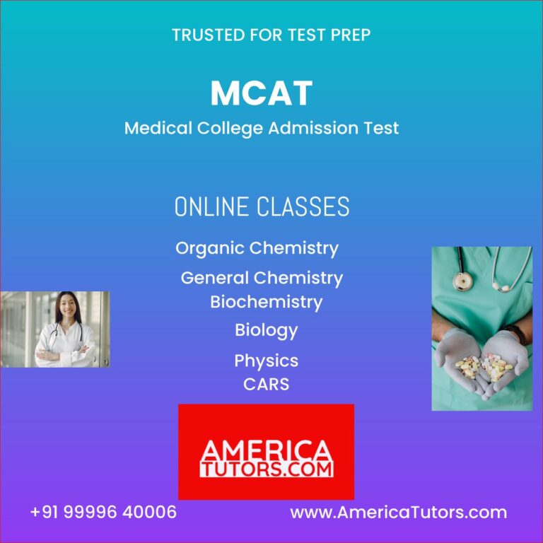 Tutor Tuition Teacher Coahing Tutoring Tutorials Teaching Online Test Preparation MCAT Coaching FROM USA